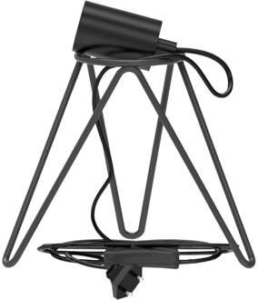 Tafellamp Driepoot Zwart - 17x21x21cm (hxbxd)