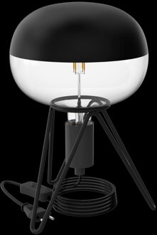 Tafellamp Driepoot Zwart - 17x21x21cm (hxbxd)