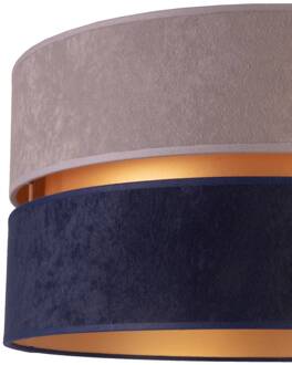Tafellamp Duo, marineblauw/grijs/goud, hoogte 30cm marineblauw, grijs, goud, zwart