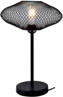 Tafellamp Electra met kooikap zwart