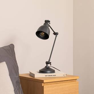 Tafellamp Emoti, antraciet, 45 cm hoog, verstelbaar