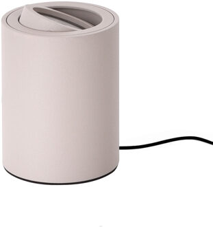 Tafellamp Fury rond Ø 8 cm beige