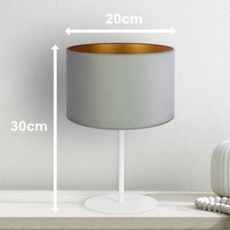 Tafellamp Golden Roller hoogte 30 cm mintgroen/goud mintgroen, wit, goud