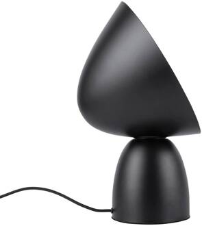 Tafellamp Hello, zwart zwart, wit, opaalwit