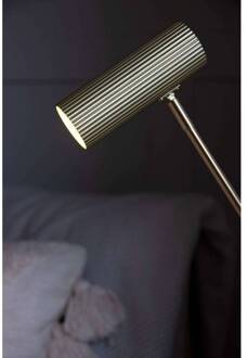 tafellamp Hubble READ, messing hoogte 45 cm geborsteld messing