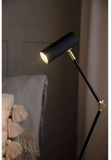 tafellamp Hubble READ, zwart Hoogte 45 cm zwart, messing