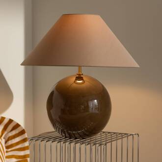 tafellamp IRIS, bruin, hoogte 45 cm mocha