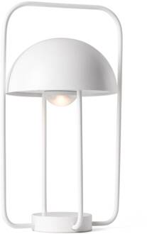 Tafellamp Jellyfish, draagbaar, met accu, wit