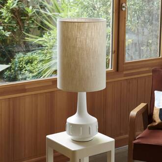 tafellamp Jimmy, wit/beige, hoogte 83 cm