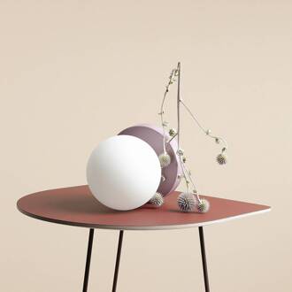 Tafellamp Joel, hoogte 17 cm, lila/wit lila, wit mat