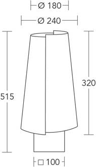 tafellamp Jojo, hout, bruin/crème, 51,5 cm, E27 bruin, crème, geolied eiken, mat nikkel geborsteld