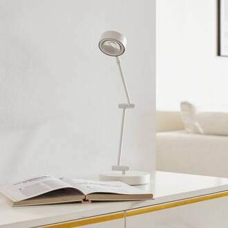 tafellamp Jyla, 36 cm, mat wit, GX53, flexibel wit mat