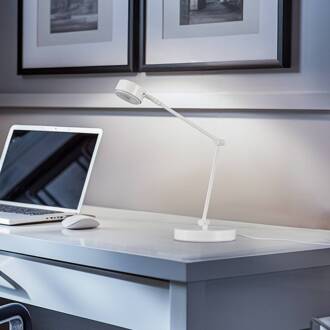 tafellamp Jyla, wit, 4000K, GX53, ijzer