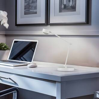 tafellamp Jyla, wit, lens, 4200K, GX53, ijzer