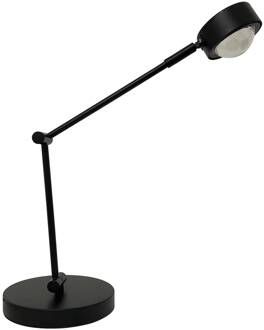 tafellamp Jyla, zwart, lens, 4200K, GX53, ijzer