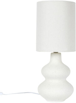 Tafellamp keramisch - cr?me wit - modern - organisch - H50 cm