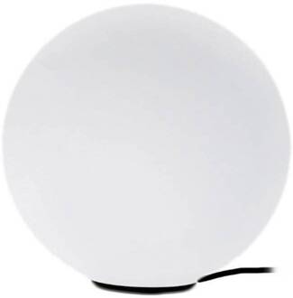 tafellamp Maoo, gesatineerd glas, Ø 12 cm, G9 wit gesatineerd