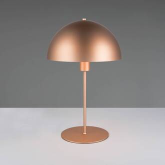 Tafellamp Nola, koffie, hoogte 45 cm, metaal koffiebruin