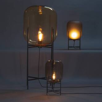 tafellamp Oda Small, rookgrijs/zwart, hoogte 45 cm rookgrijs, zwart