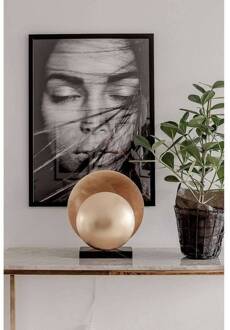 tafellamp ORBIT, messing, hoogte 32 cm messing, zwart