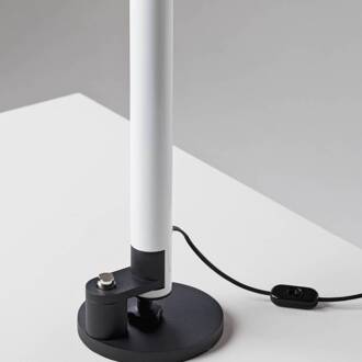 tafellamp Periscopio, wit, hoogte 68 cm, metaal