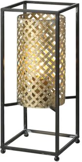Tafellamp Petrolio H 37 cm B 15 cm goud zwart