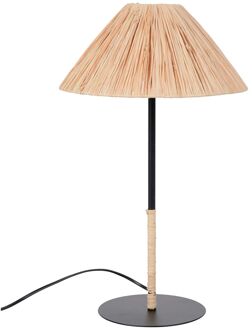 Tafellamp Playa Zwart Raffia E14