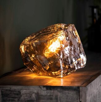 Tafellamp Rock Chroom 25 cm hoog Chrome(chroom)