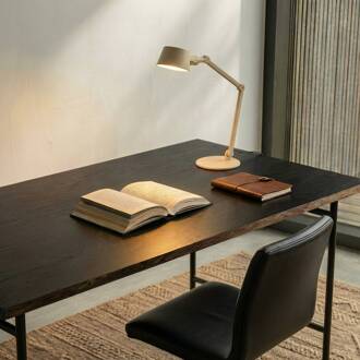 tafellamp Silka, 93 cm, beige, verstelbaar, E27