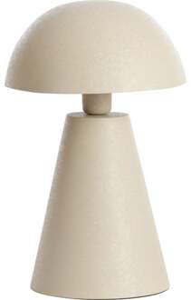 Tafellamp Sirina mat beige 26cm - - Breedte: 26.00 cm