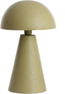 Tafellamp Sirina mat olijf groen 31cm - - Breedte: 31.00 cm