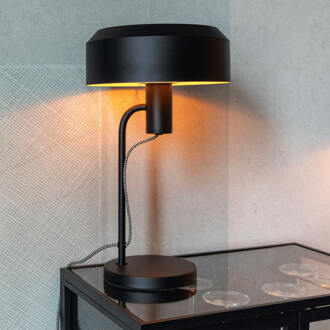 Tafellamp 'Teal' 42cm hoog, kleur Zwart