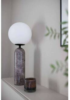 tafellamp Torrano, grijs, hoogte 53 cm grijs gemarmerd, wit, zwart