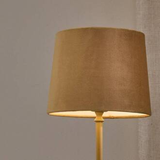 Tafellamp Tove, geel, hoogte 56 cm, metaal/stof