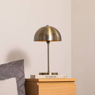 Tafellamp Varzan 10857, goud antiek, metaal, hoogte 50 cm oud goud