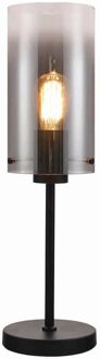 Tafellamp Ventotto Zwart & Smoke Glas 58cm
