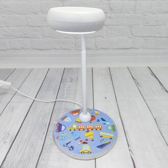Tafellamp Voertuigen met flexibele arm wit, meerkleurig