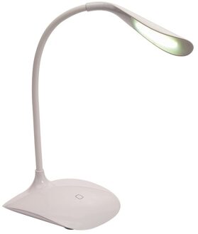 Tafellamp - wit - 28 cm - 14 LED - met usb kabel - bureaulamp/leeslamp