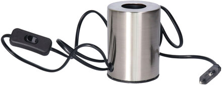 Tafellamp Zilver - zilver - 7.5 x 7.5 x 10 cm - Leeslampje - Designlamp