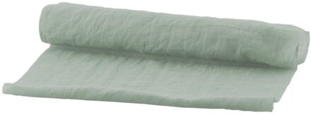 Tafelloper Chiffon Saliegroen (3m)