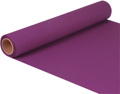 Tafelloper - paars - 500 x 40 cm - papier - tafelkleed loper - tafelversiering