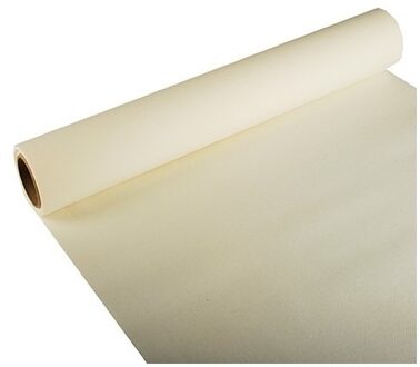 Tafelloper voor de diner tafel - creme wit - tissue papier - 300 x 40 cm - Tafels dekken