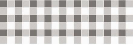 Tafelpapier op rol Damast 120cmx8mtr. Ruit grijs