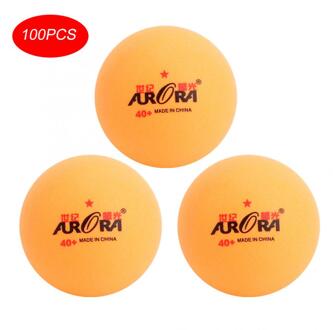 Tafeltennis 100 Pcs Naadloze Tafeltennis Ping Pong Ballen Anti-Burn Hoge Elasticiteit Voor Training Sport Apparatuur