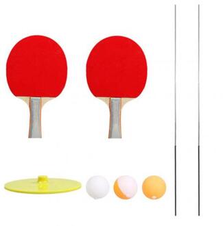 Tafeltennis Ballen Trainer Tool Elastische Zachte As Sport Set Indoor Outdoor Oefening Accessoire Ping Pong Bal Machine Training met Racket