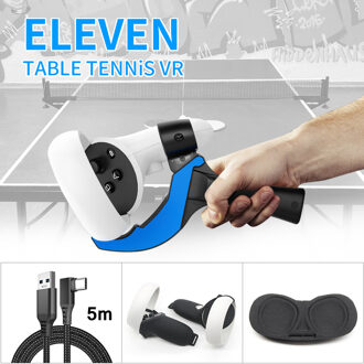 Tafeltennis Paddle Grip Handvat Voor Oculus Quest 2 Controllers Spelen Elf Tafeltennis Vr Game Voor Quest 2 Accessoires 4stk Kits
