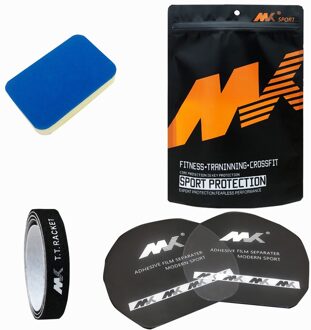 Tafeltennis Racket Rubber Spons En Beschermende Film En Rand Strips 4 Delige Set Tafeltennis Racket Accessoires Groen