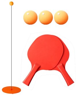Tafeltennis Set Trainer Training Kids Ping-Pong Indoor Sport Game veelkleurig A