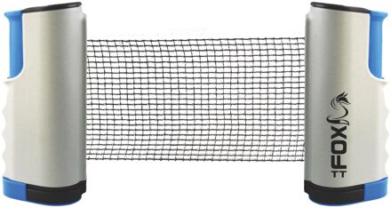 Tafeltennisnet Draagbaar 160 Cm Katoen Wit/blauw