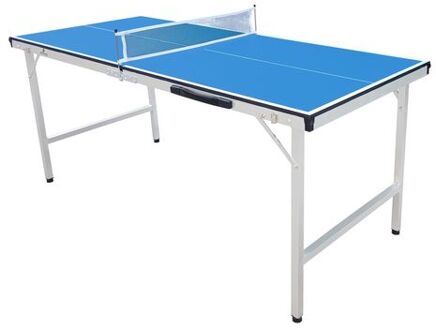 Tafeltennistafel Mini 1500 inklapbaar in blauw Indoor inklapbare & draagbare tafeltennis tafel